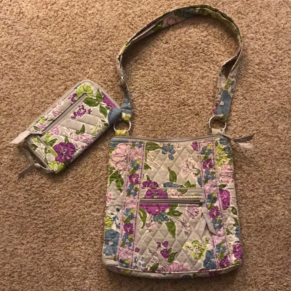 Vera Bradley hipster with wallet